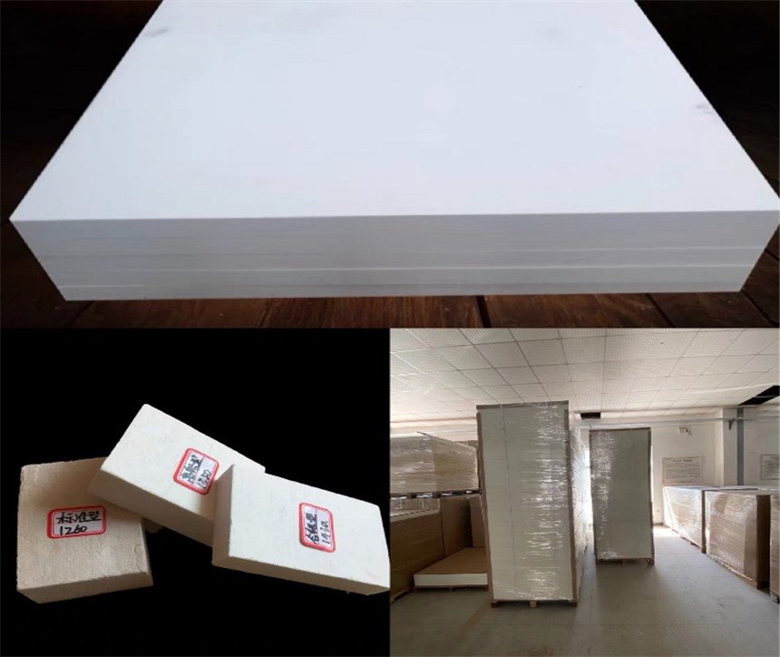 Ceramic fiber plate